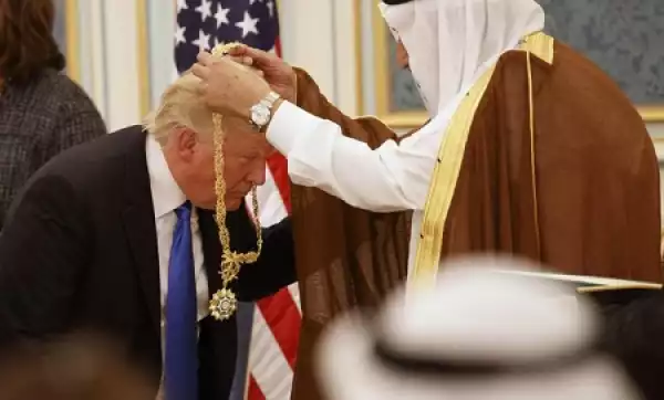 Donald Trump Awarded with Saudi Arabia